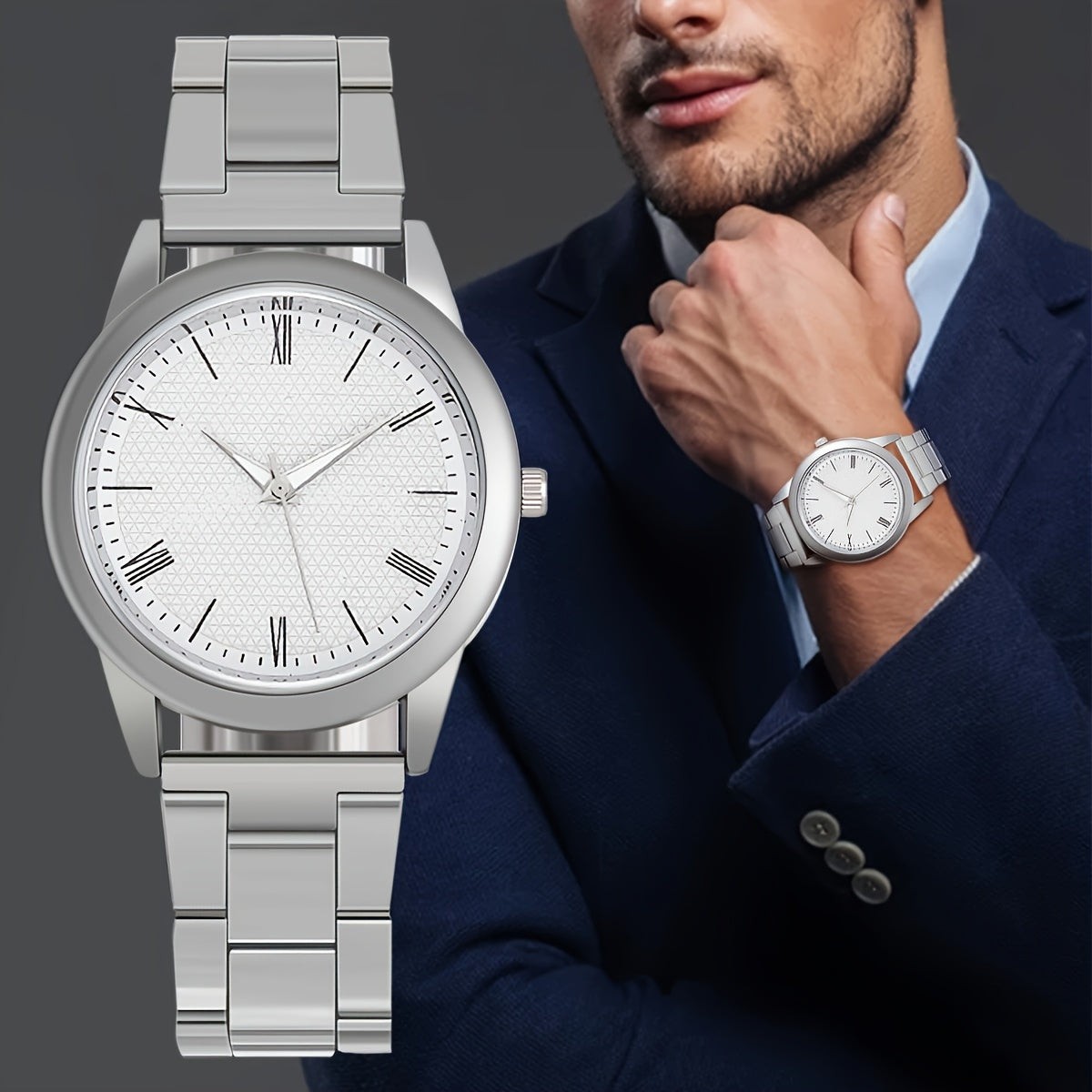 Men's Quartz Casual Business Watch for Men with Unique Valentine's Day Gift