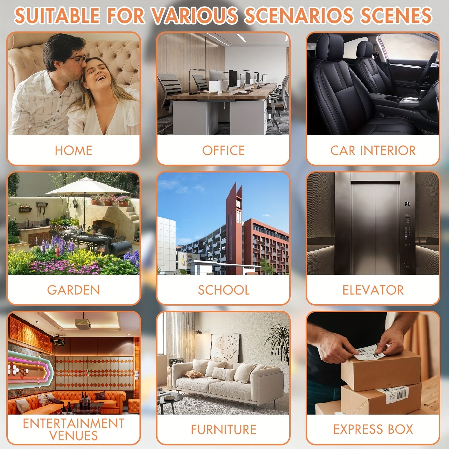 Handheld Nano Blue Light Disinfection Spray Gun with Anti-Clog Nozzle and Large Fog Volume