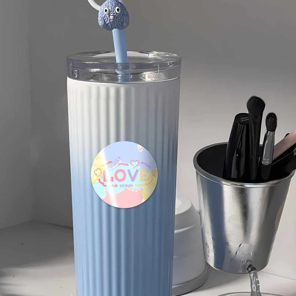 Персонализируйте свой сыр с помощью 1000 водонепроницаемых наклеек | Добавьте ваше изображение, QR-код, логотип или текст | Идеально для бизнеса, офисов и вечеринок