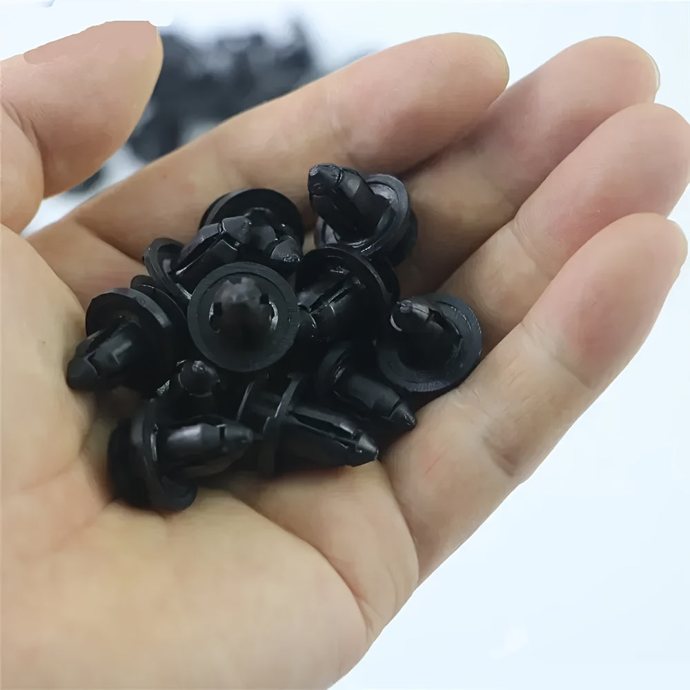 50Pcs Auto Fastener Rivet Clips for Water Tank Cover Door Panel