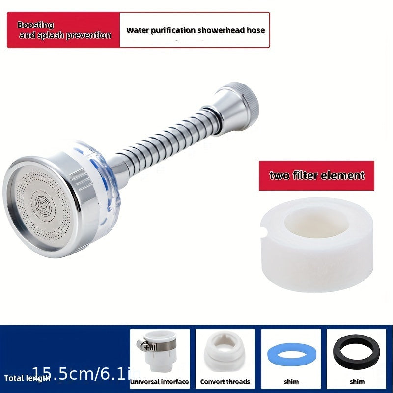Faucet Extender with Splash Guard and Water Purifier for Kitchen and Dining