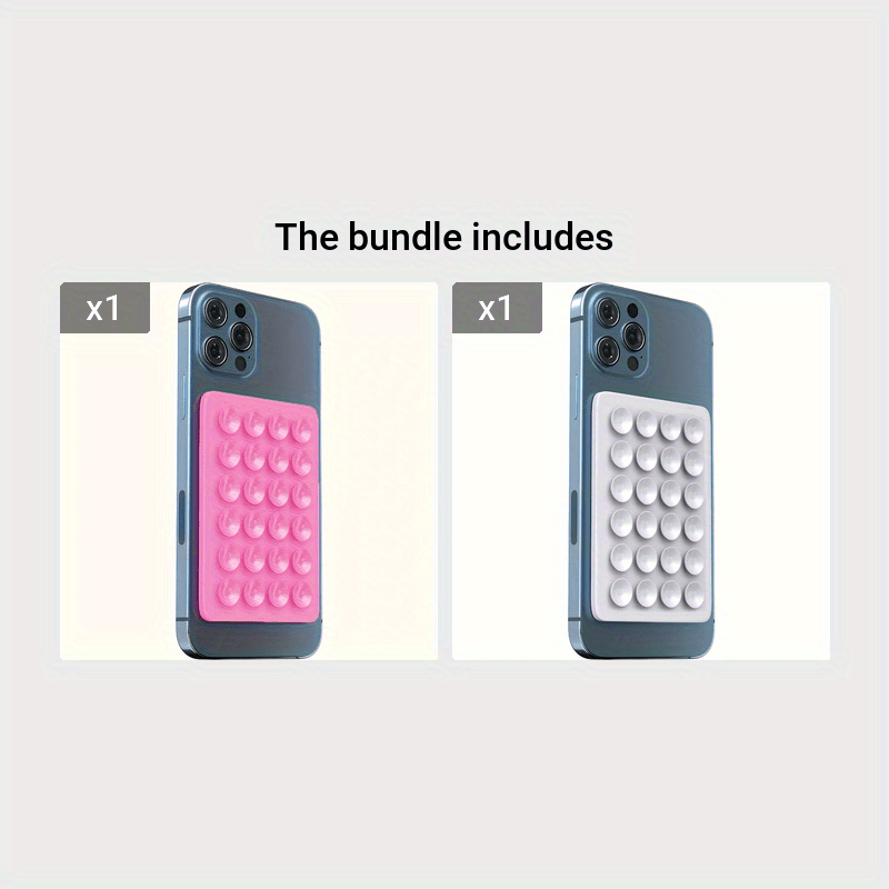 Universal Silicone Mobile Phone Holder with Suction Cups Waterproof Anti-slip