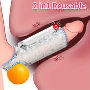 Couple Vibrator Soft Material G-Spot and P-eni Vibrator 10 Vibration Modes