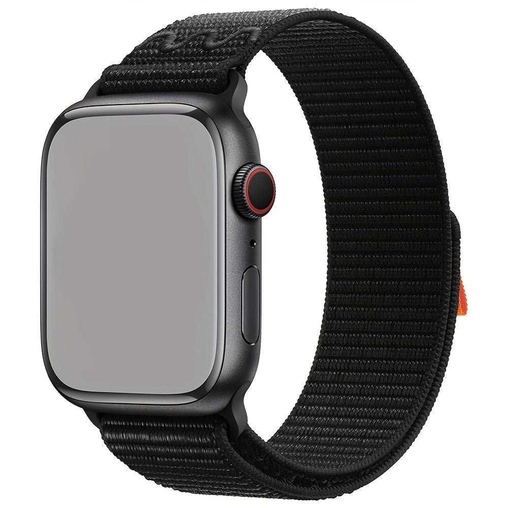 Nylon Elastic Solo Loop Strap for Apple Watch Series 1-10 Adjustable Sport Wristband for Men and Women