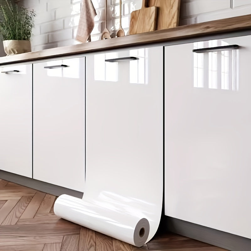 Белая виниловая самоклеящаяся контактная бумага под мрамор для кухонных шкафов и поверхностей