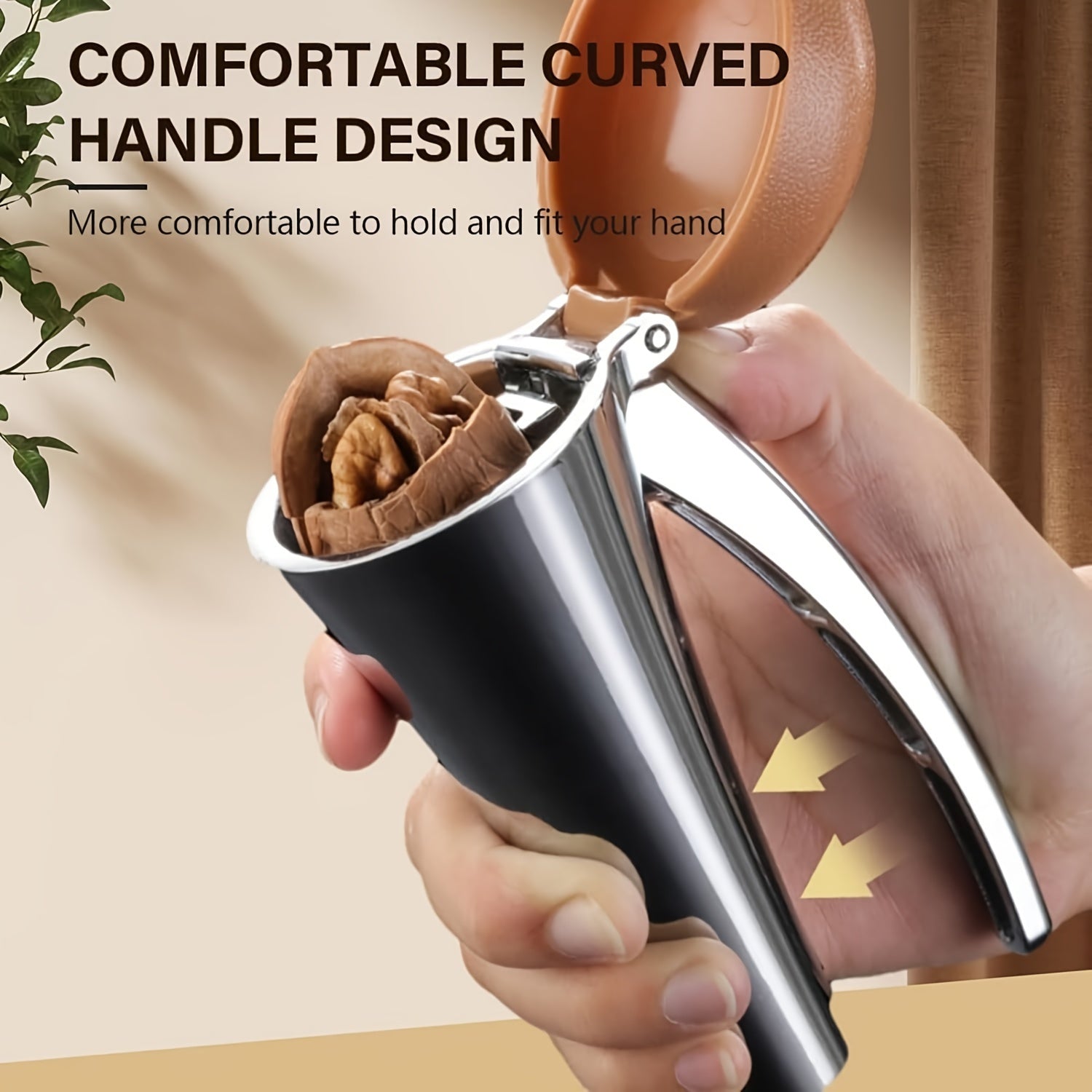 Sturdy Nutcracker Tool for Cracking Walnuts and Pecans, Easy to Handle Kitchen Utensil