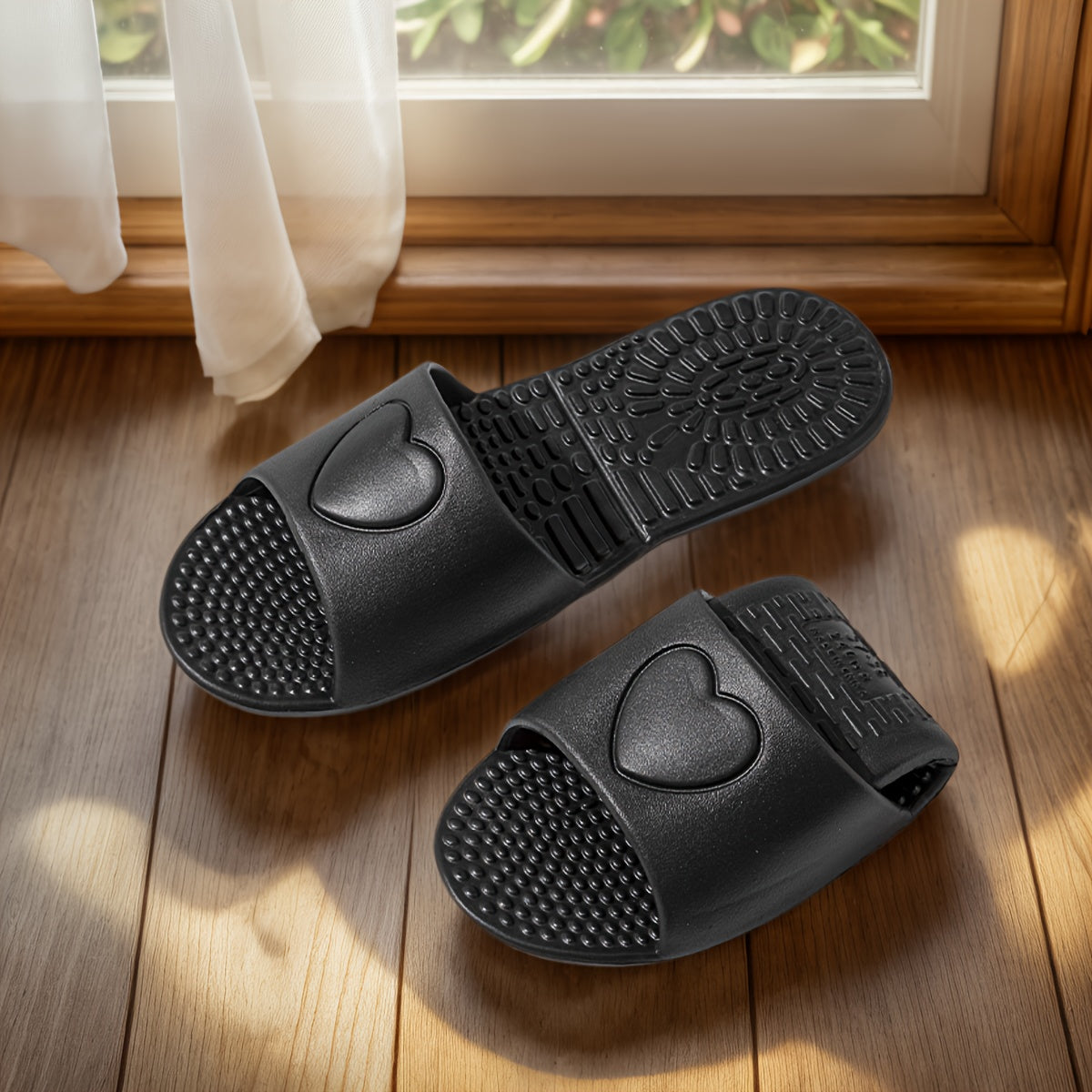 Unisex EVA Massage Slippers Foldable Non-Slip Indoor Bathroom Slides