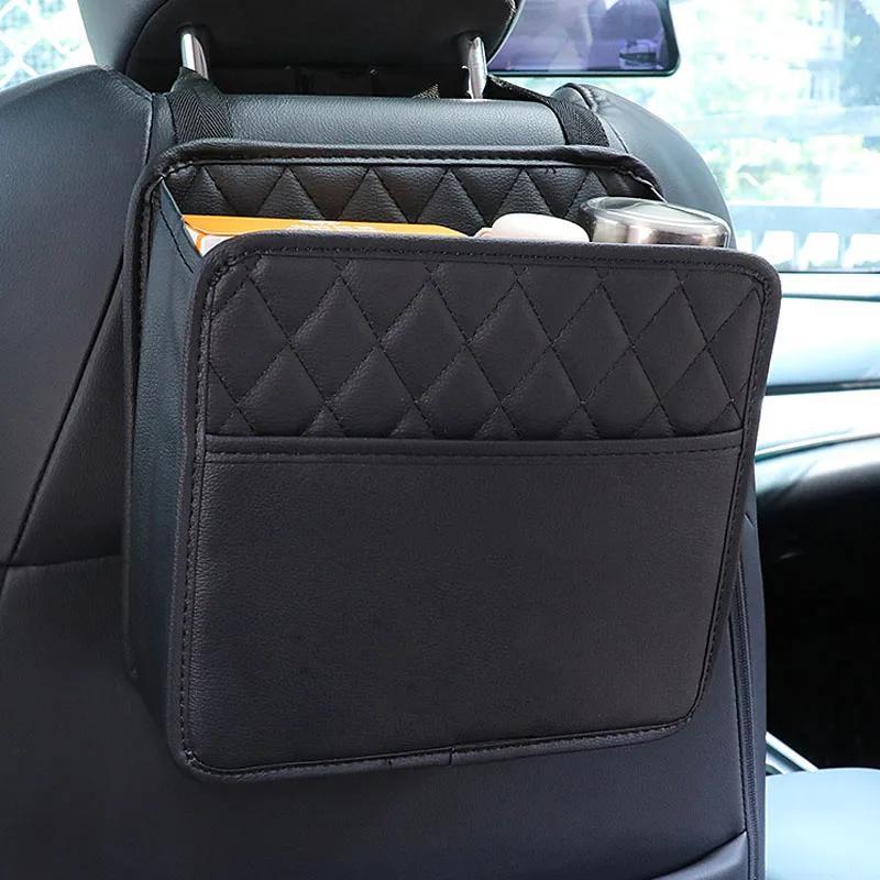 Multifunctional Car Backseat Organizer with Water Cup Holder and Tissue Storage