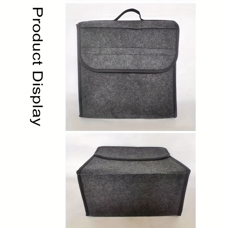 Маленькая складная коробка для хранения felt-автомобиля, переносной органайзер для багажника