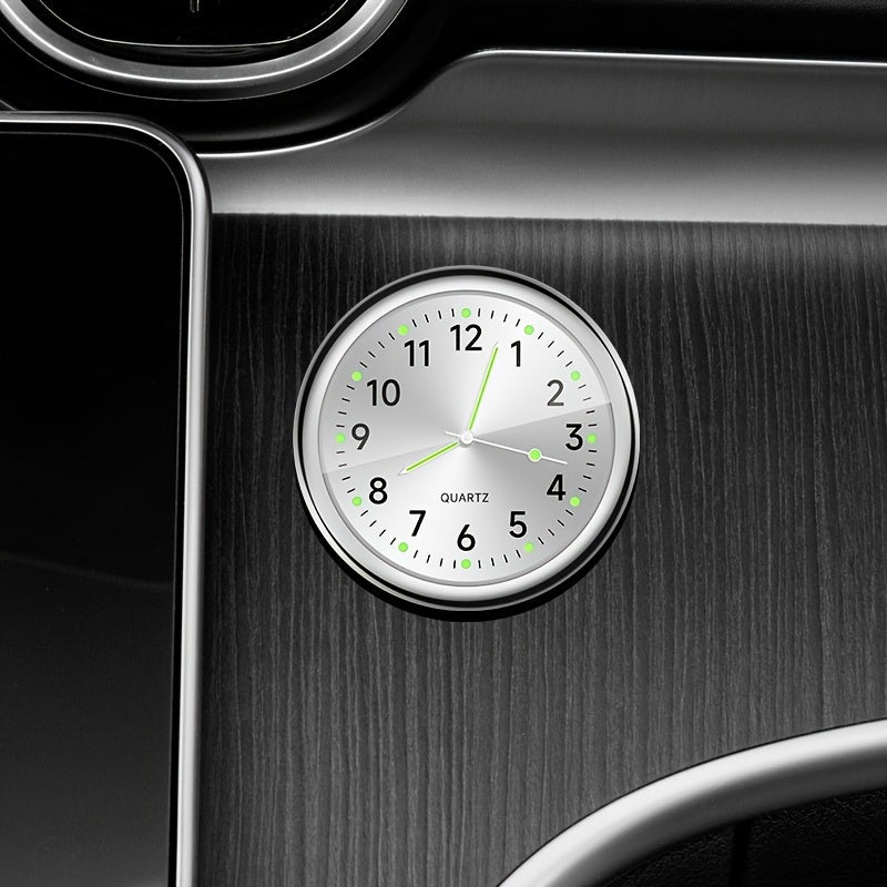 Decorative Car Dashboard Clock Non-Rechargeable Quartz Stick-On Accessory
