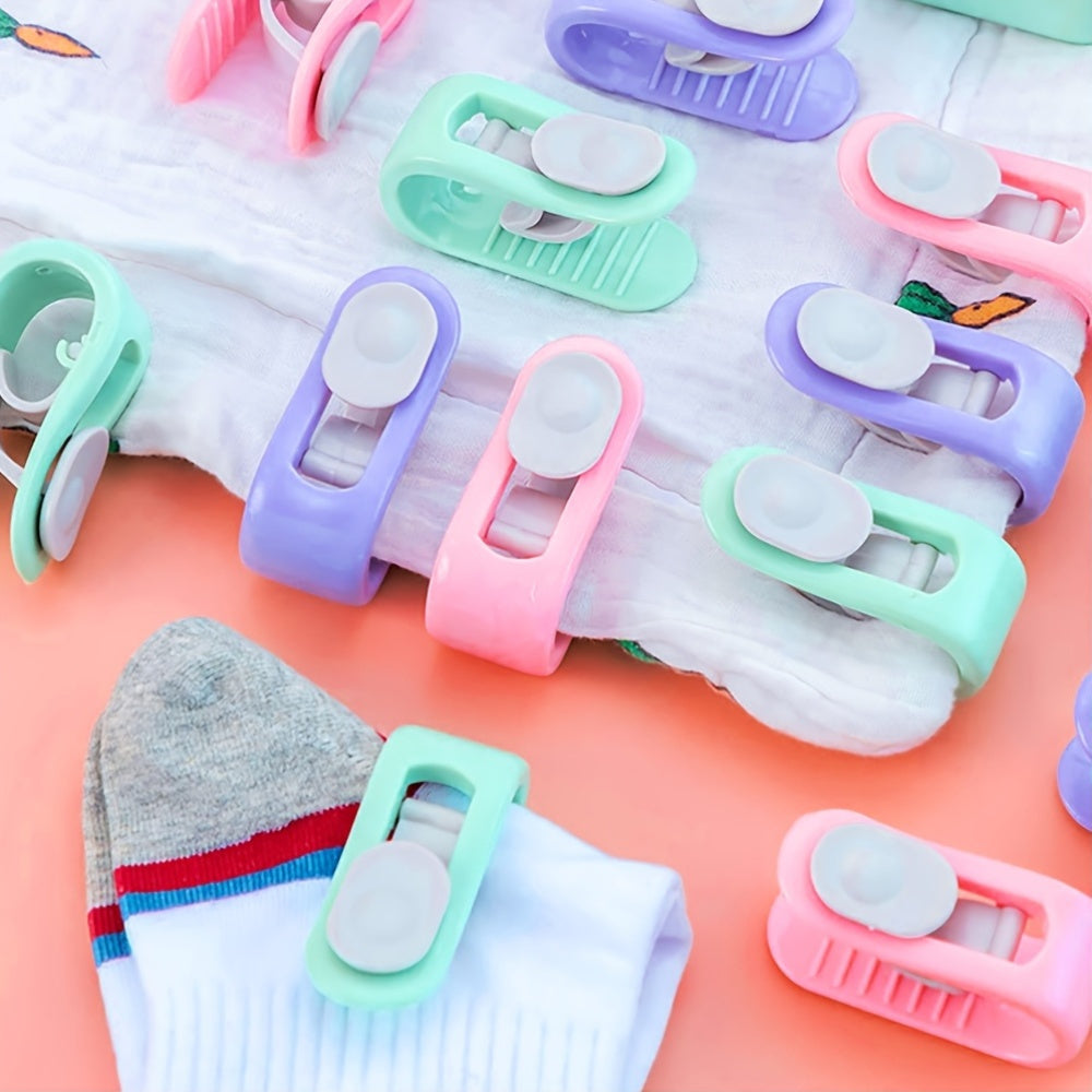 Set of 8 Bed Sheet Clips Duvet Cover Fasteners Corner Safety Clips Polypropylene