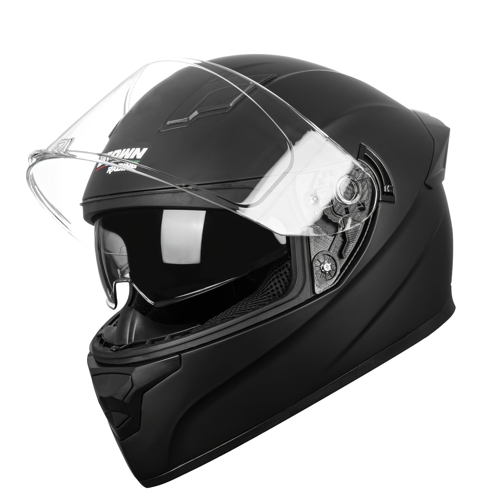 Full Face Motorcycle Helmet ABS Durable Street Biking Adult