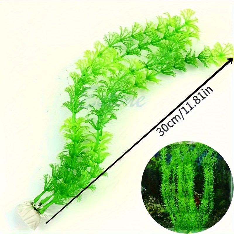 Durable ABS Resin Water Grass Aquarium Decor for Fish Tank