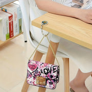 Foldable Sunflower Purse Hanger Metal Handbag Hook for Tables Ladies Accessory