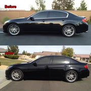 Cinta de vinilo negro para película, moldura de ventana, eliminación de cromo, envoltura para coche, rollo de 3/5/7/10cm