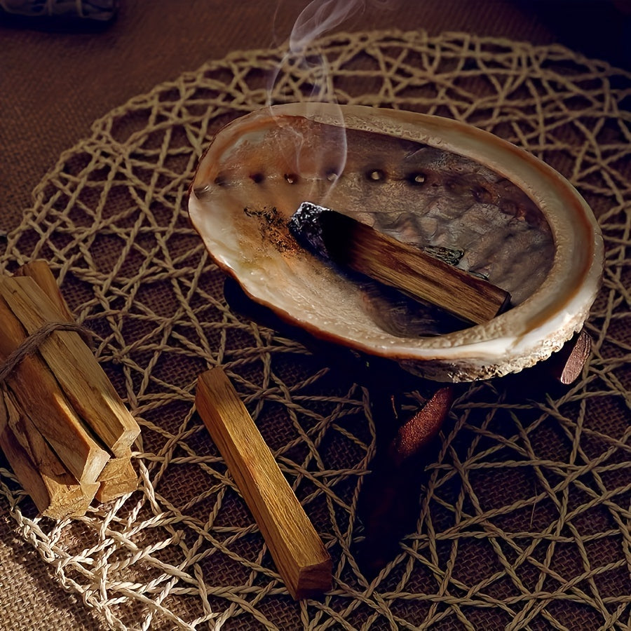 Large Abalone Seashells for Smudging Incense Burning Home Decor Pack of 1 or 2 10.16-12.7cm