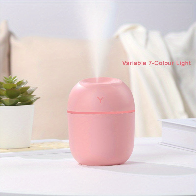 USB quvvatli portativ mini namlagich, 220mL, ultratovushli sovuq nam, avtomobil, ofis, yotoqxona, turli xonalar uchun jim aromatizator, ≤36V