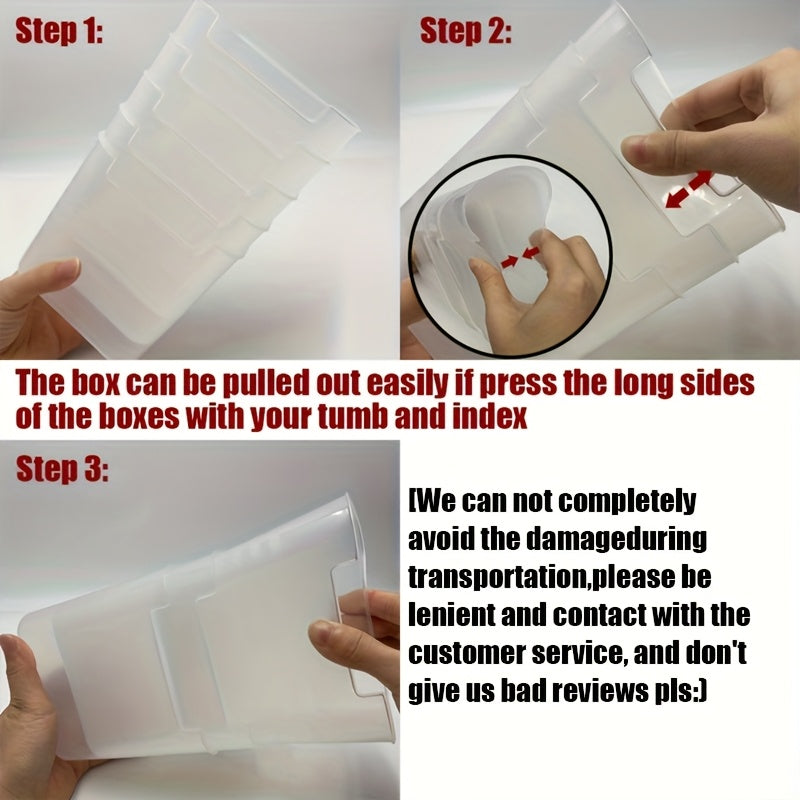 5-in-1 Refrigerator Storage Organizer Bins for Kitchen and Pantry