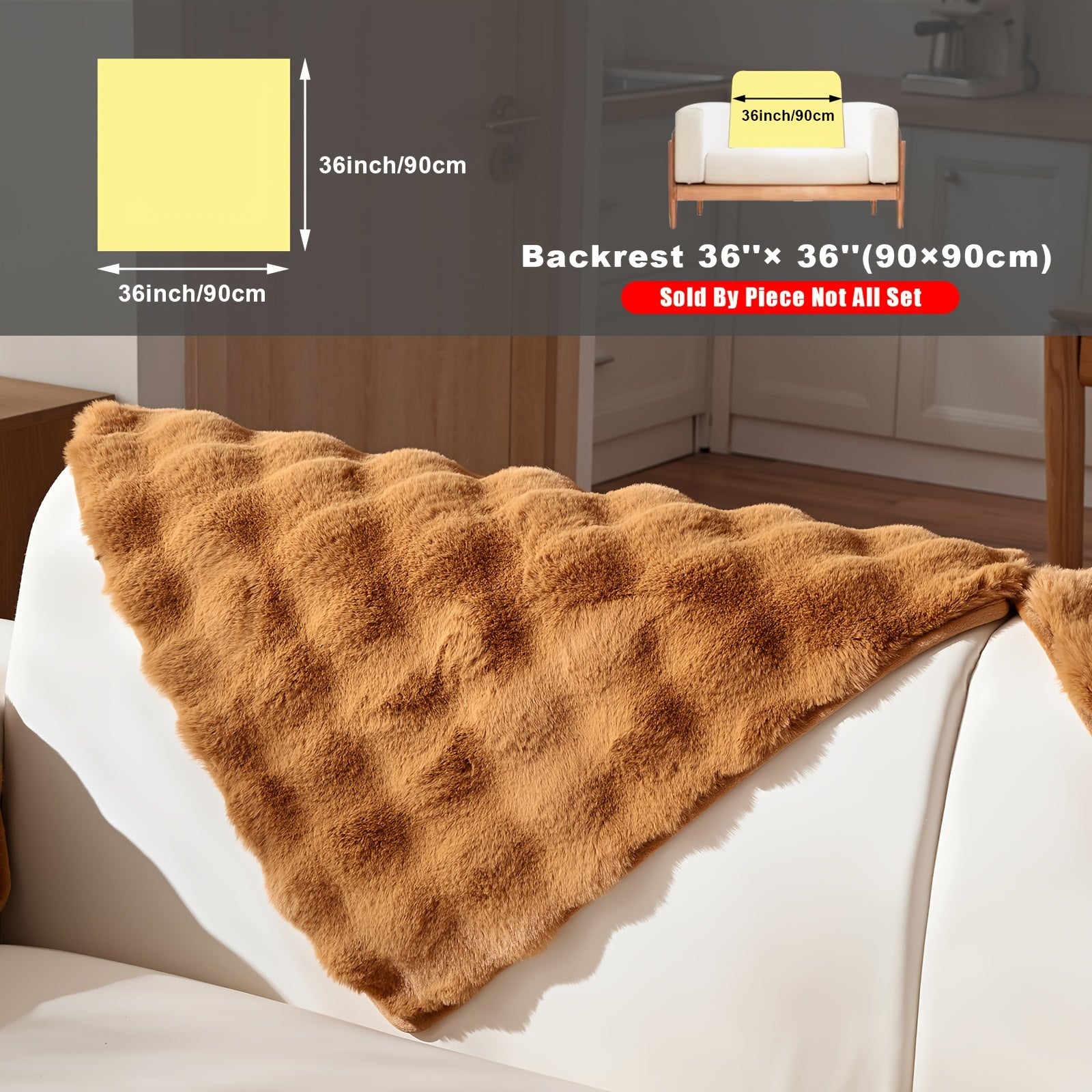 Накидка на диван из флиса для 2-4 местных диванов в 8 цветах, моющаяся в машине, дружелюбная к питомцам, современный дизайн