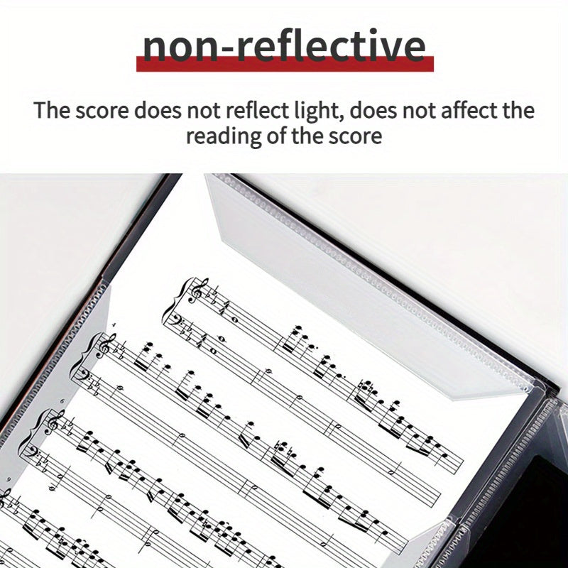Adjustable A4 Size Piano Sheet Music Clip in White or Black ABS Material