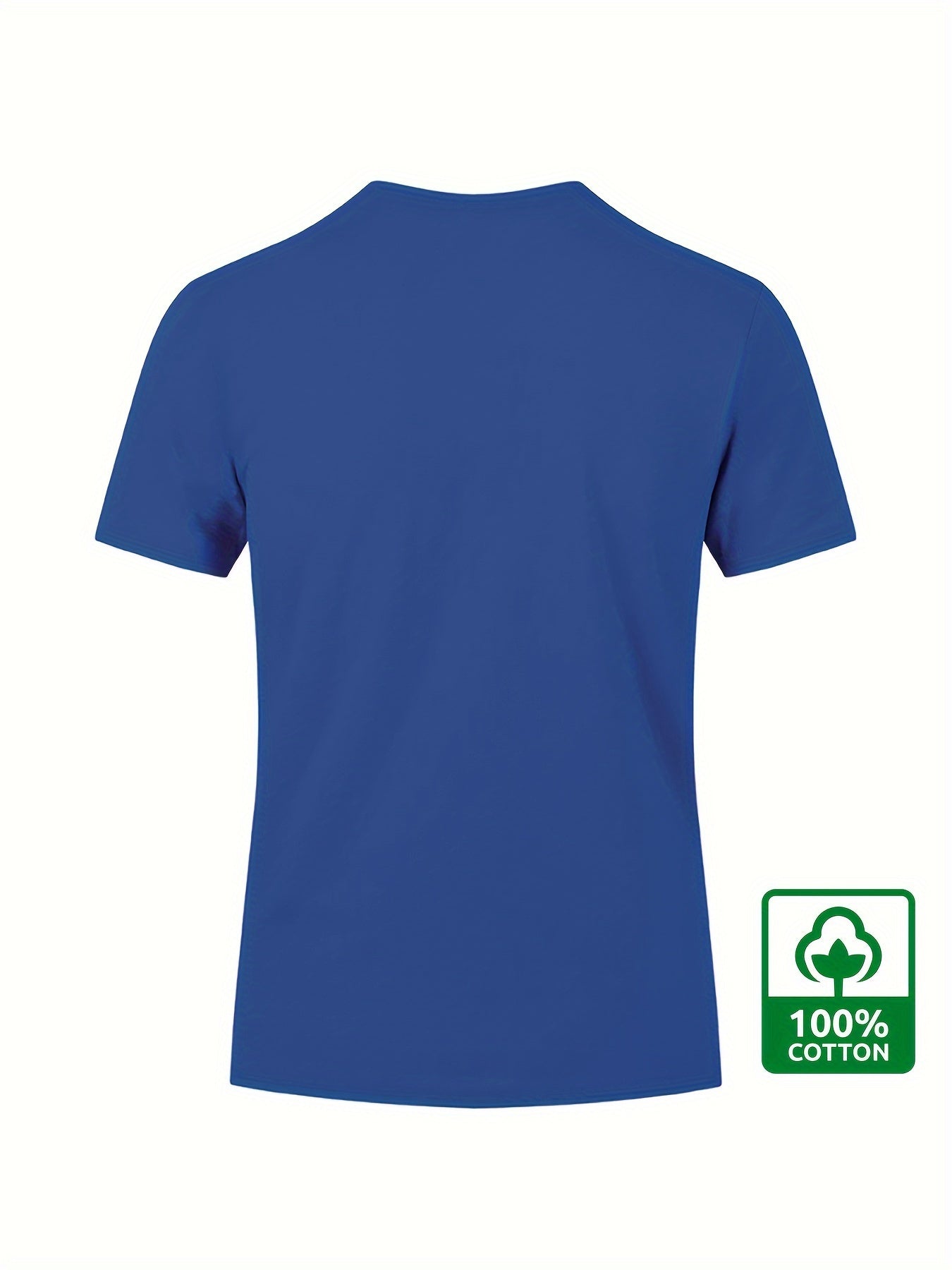 Men's Cotton Graphic Print T-Shirt Short Sleeve Crew Neck Casual Summer Outdoor