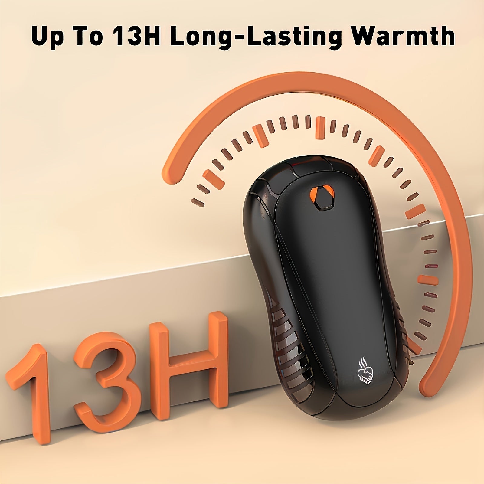 Набор из 2 перезаряжаемых грелок для рук с 3 настройками температуры для мужчин, женщин и детей