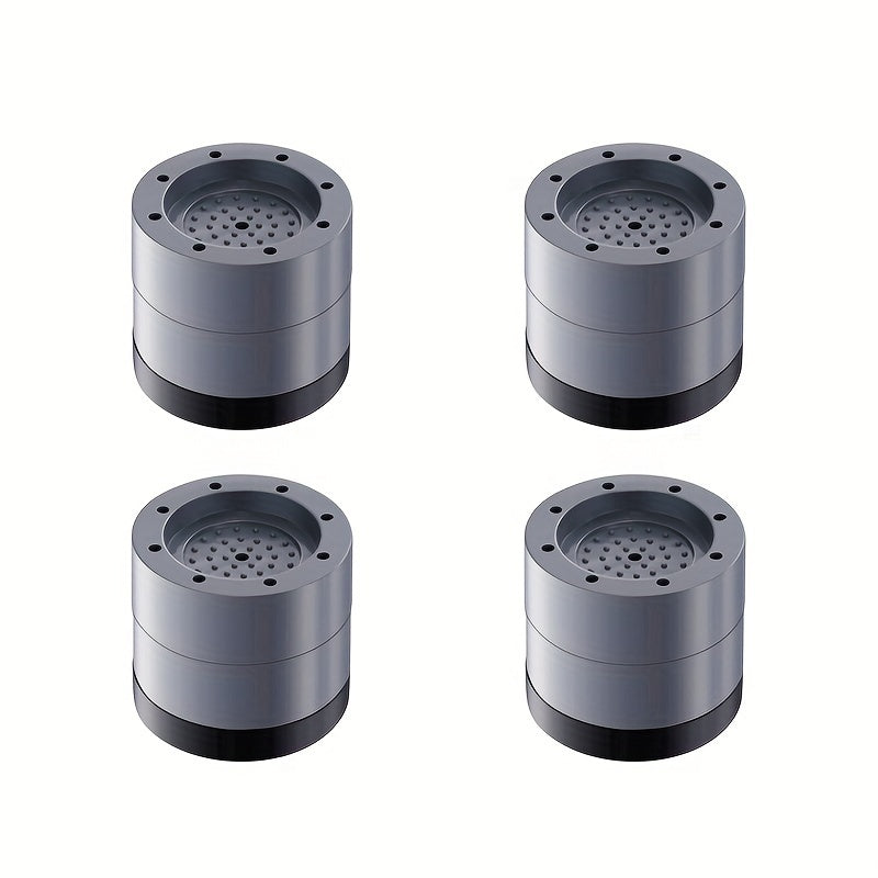 4PCS Almohadillas para pies de lavadora, goma antideslizante, amortiguador de vibraciones