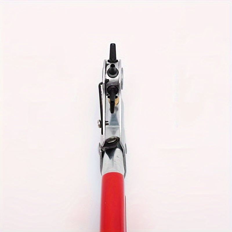 Faux Leather Hole Punch Tool for Belts Watch Bands Handbags Multi-Size Alloy