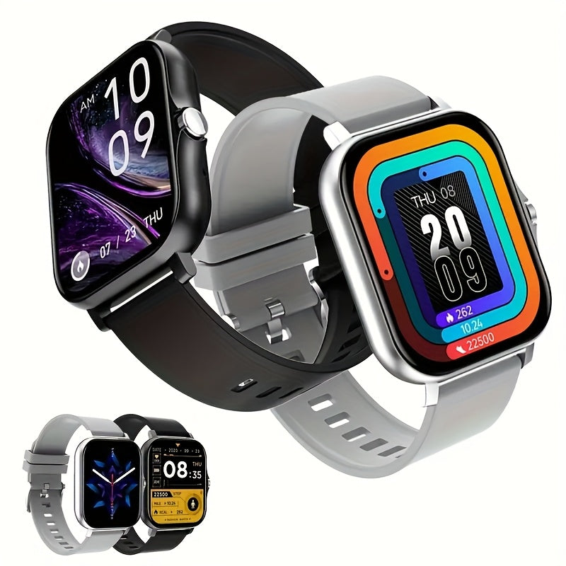 1.83-Inch Outdoor Fitness Smartwatch with Calling Messaging Music Control and Health Tracking