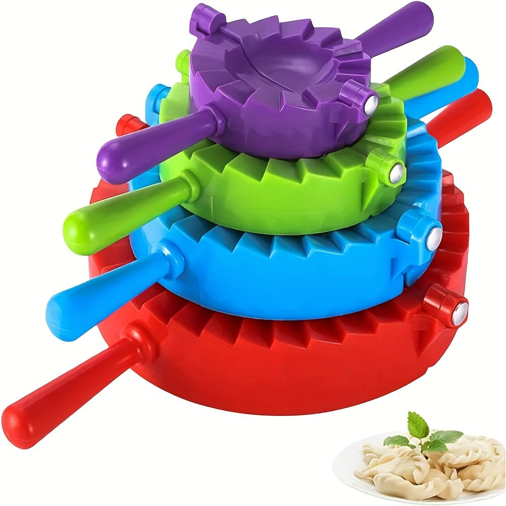 4 ta yechim to'plami Dumpling Maker, jumladan Pierogy Maker, Pastelitos Press, Ravioli Maker, Pierogi Cutters, Baozi Maker, Dumplings Machine, Mini Pie Maker, Dupling Maker va Gyoza Maker.