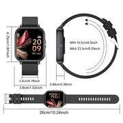 Unisex Smartwatch with Multiple Sports Modes Compatible with iPhone and Android Gift Idea