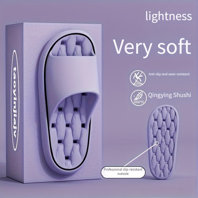 Unisex EVA Slippers Non-Slip Minimalist Stripes House Beach Footwear