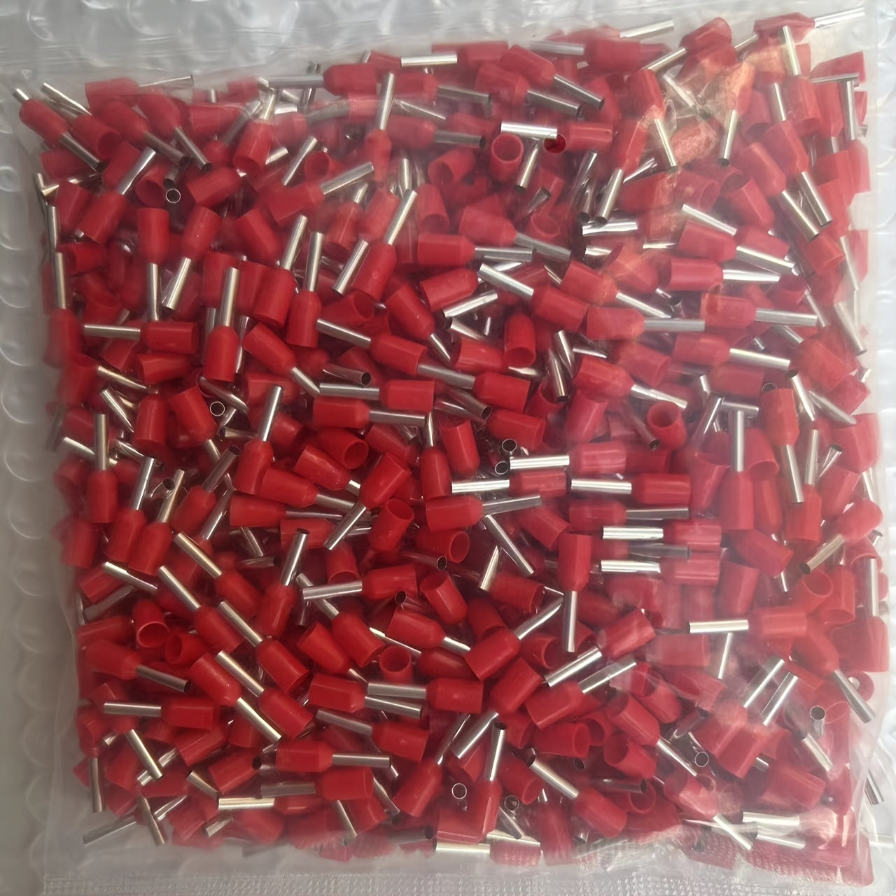 Rangli kodlangan izolyatsiyalangan ferrulalar, crimp terminali to'plami, 1000 dona, bronza, elektr simlari
