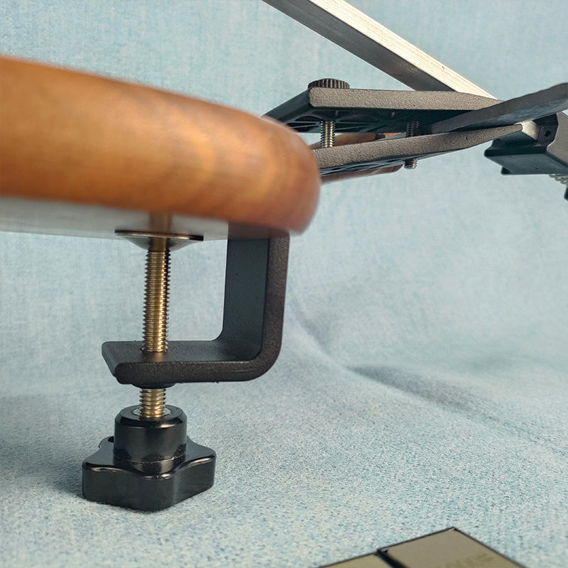 2024 Angle Fixed Knife Sharpener with Removable Tools Iron Construction No Battery Needed for Home and Professional Use