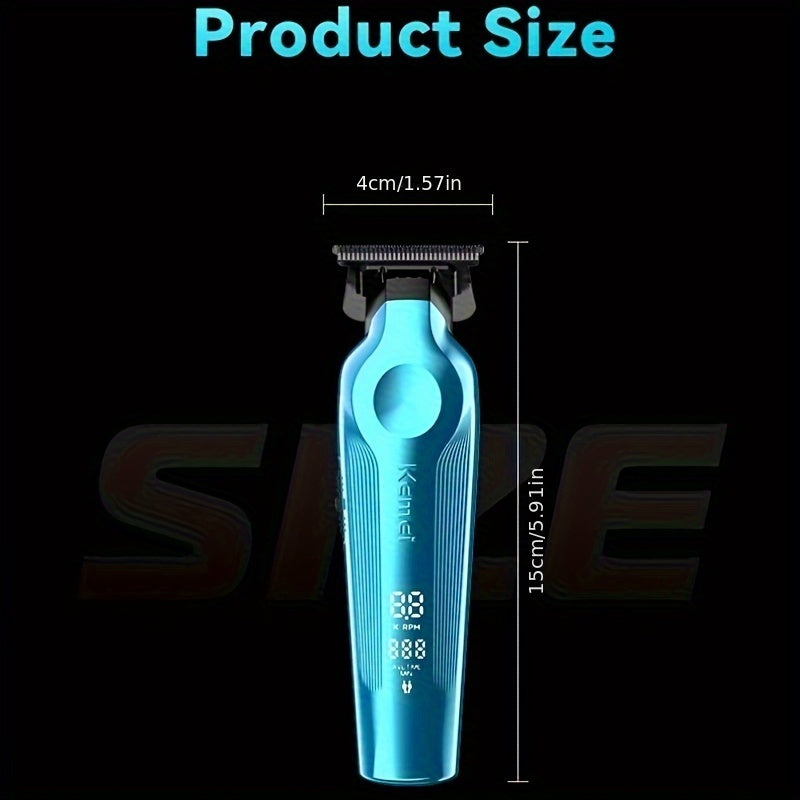 Enhanced Professional Hair Clipper with LED Display Wireless for Precise Shaping