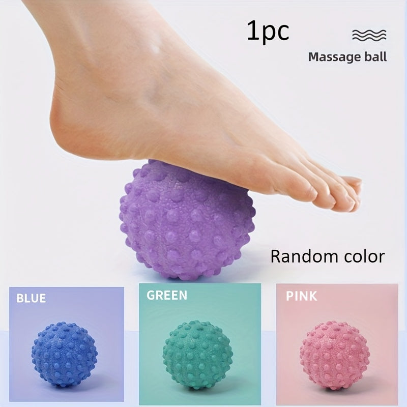 1 dona Trigger Point oyoq massajchisi, TPE Yoga massaj to'pi turli ranglarda