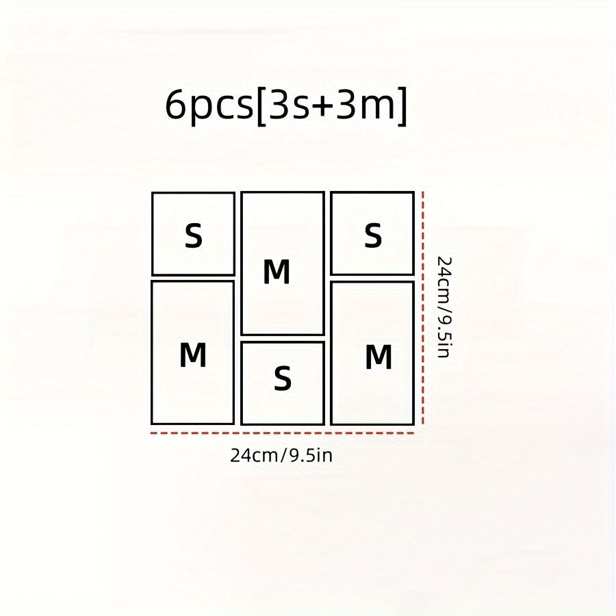 Akril makiyaj tashkilotchisi to'plami, to'lqinli shkaf saqlash va stol usti tasmali quti bilan