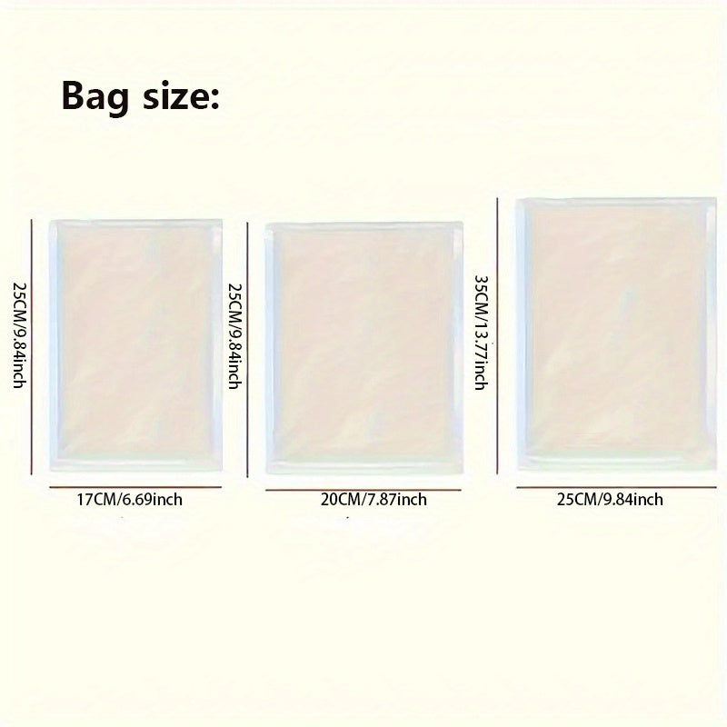 Vacuum Sealer Bags Food Preservation Storage Durable Plastic 100 Pack