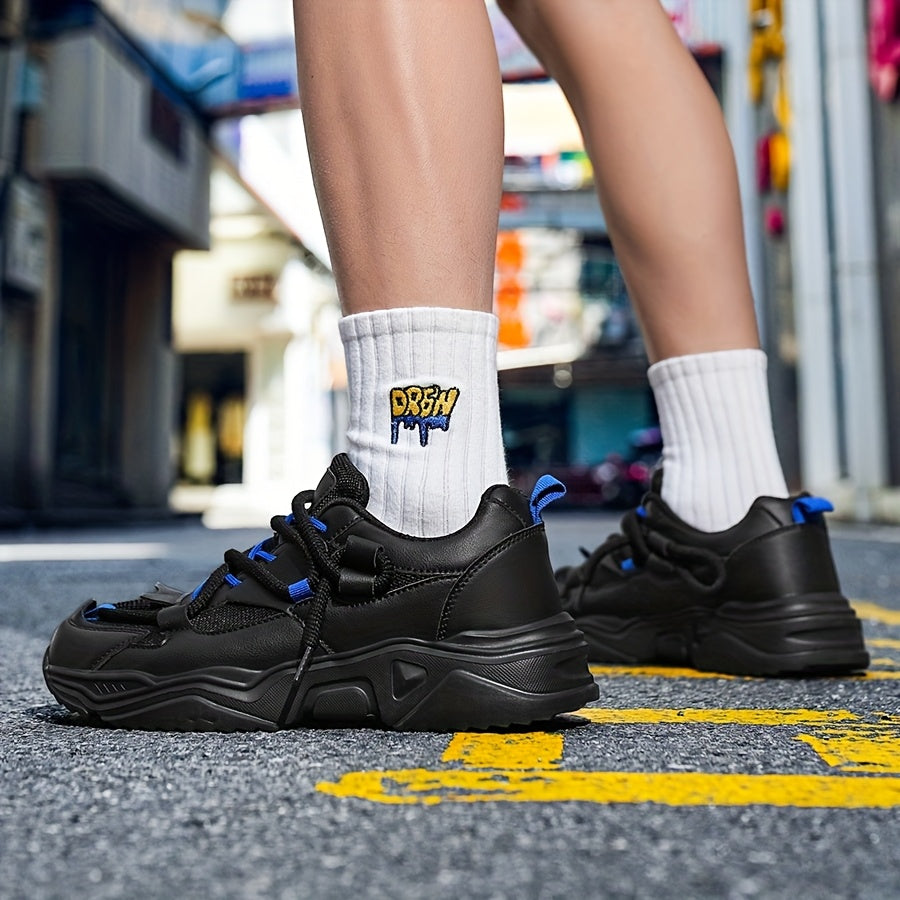 Women's Lightweight Mesh Running Sneakers with Thick Soles