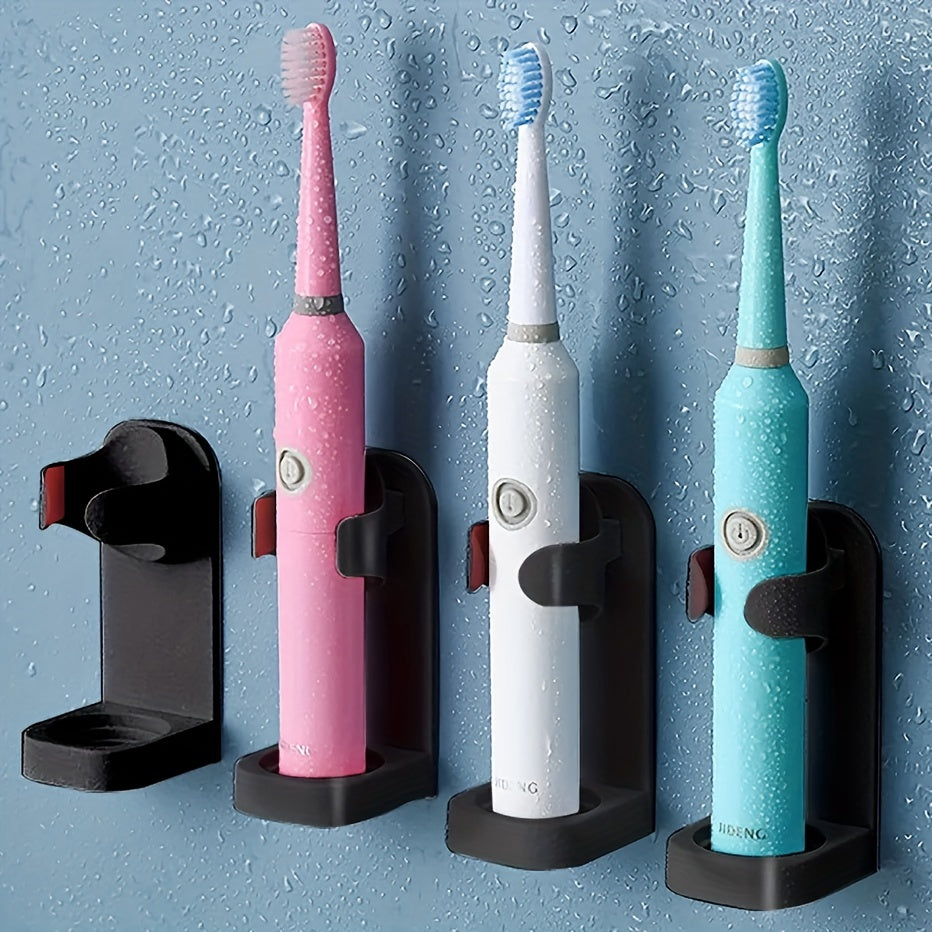 Wall-Mounted Electric Toothbrush Holder Fits 98% of Brushes Bathroom Organizer