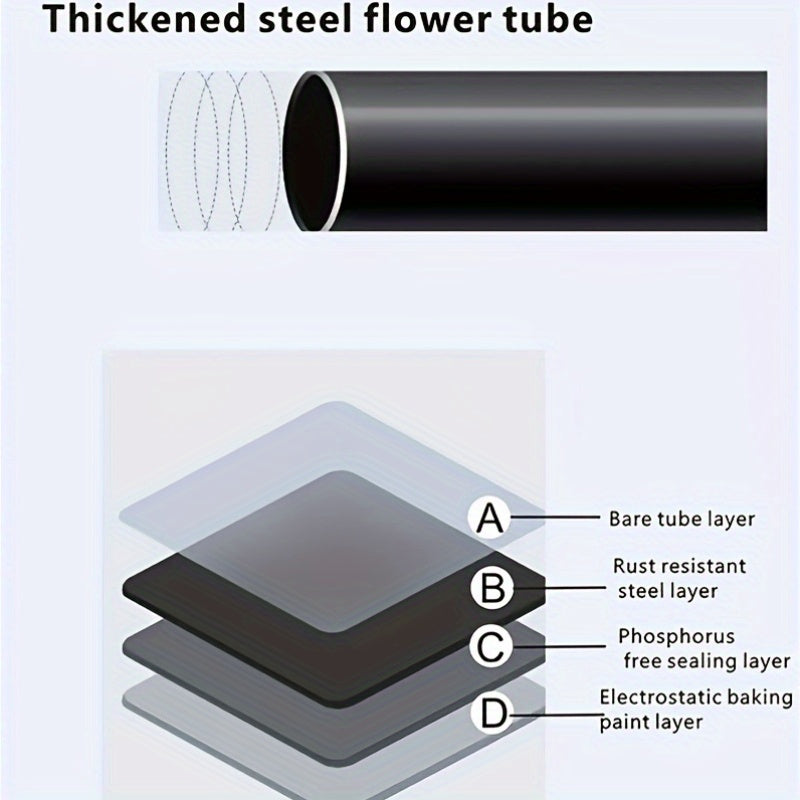 Стильная обувная колодка из нержавеющей стали с 4/5 слоями, полыми трубками и однотонным дизайном.