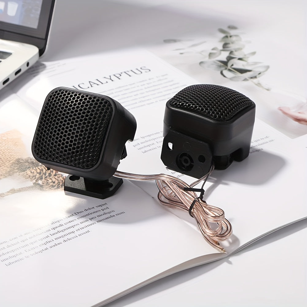 Car Audio Speakers 500W Power Automotive Weather-Resistant Black