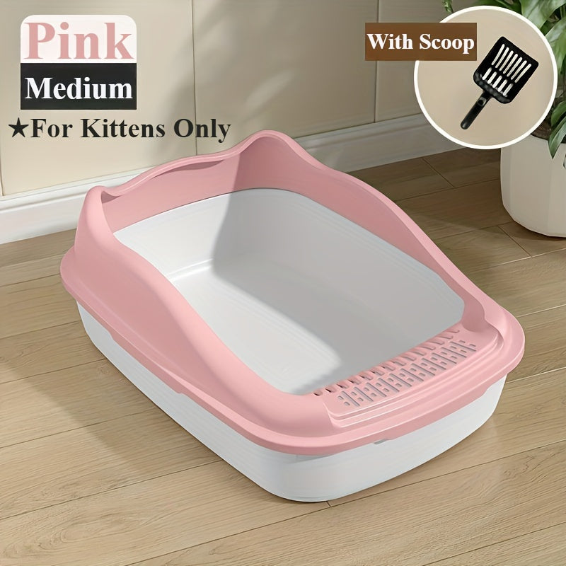 1 dona Oval shaklidagi yarim yopiq mushuk axlat qutisi, ventilyatsiya bilan, silikon + PP, suyuqlik o'tkazmaydigan, dog' o'tkazmaydigan mushuklar uchun - Axlat qoshish qoshiladi.