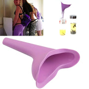 Women's Portable Emergency Urinal Purple Stand-Up Pee Device for Camping