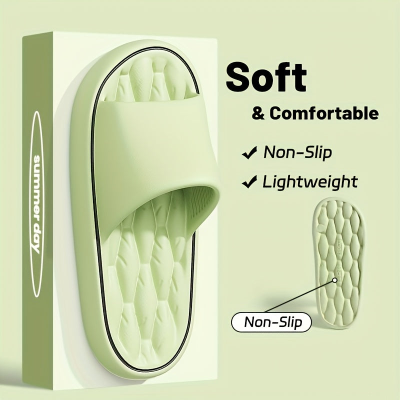 Ayollar uchun EVA slayd shlyapki, sirg‘almas, yostiqlangan ichki va tashqi plyaj poyabzali