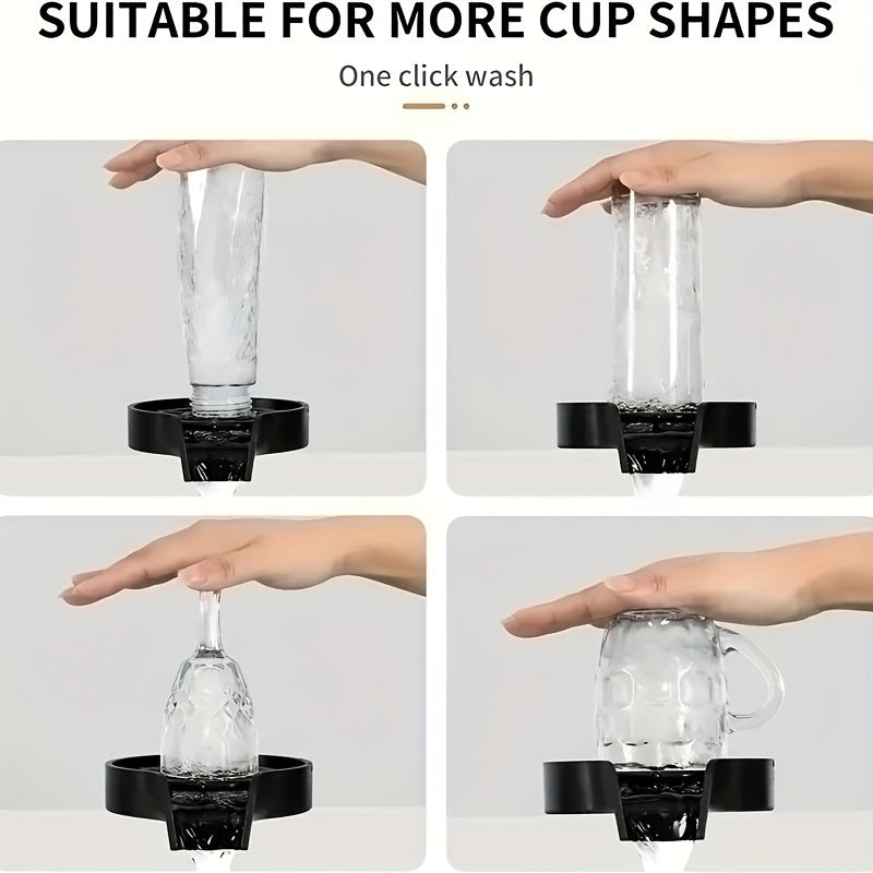 Conjunto de lavadora de tazas a alta presión para fregadero de cocina con enjuagador de vasos, grifo y accesorios