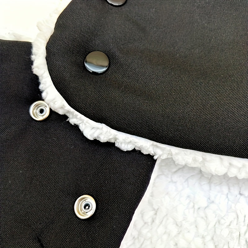 Stroller Gloves Winter Waterproof Windproof Thick Polyester for Cold Weather