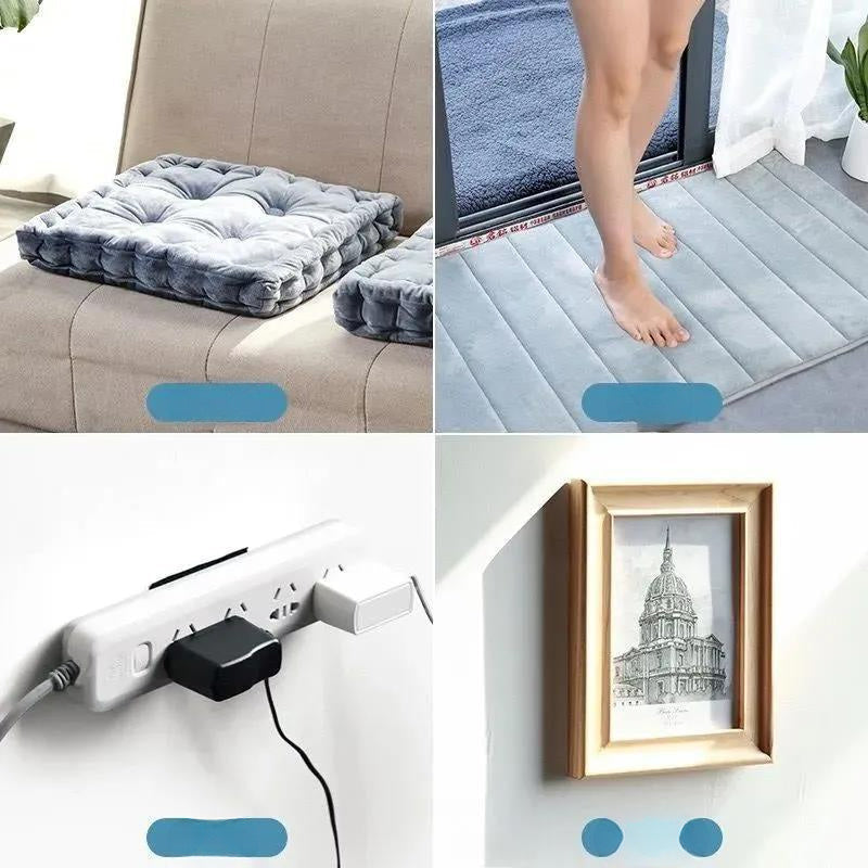 Self-Adhesive Sofa Cushion Strips Removable Double-Sided Tape Furniture Fasteners