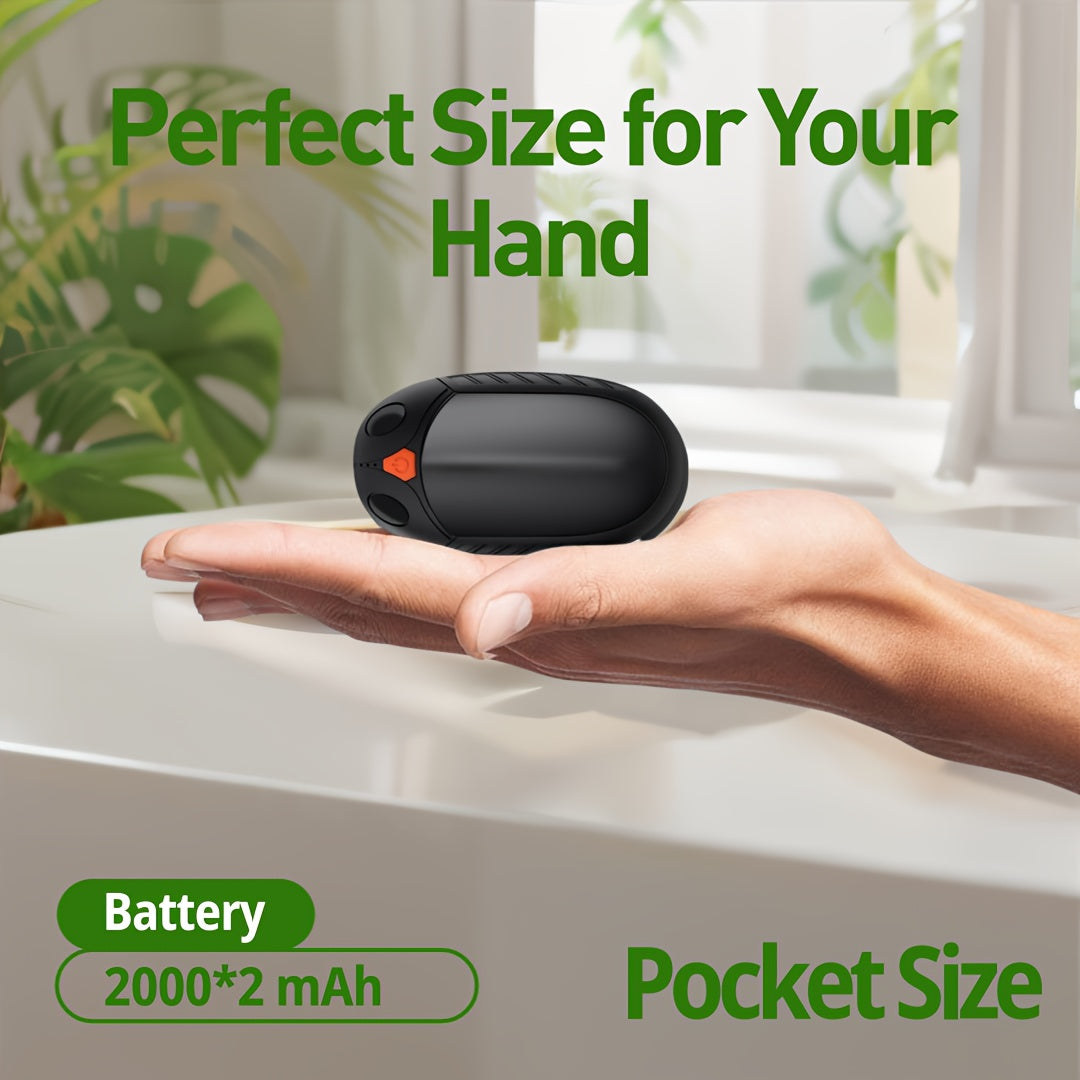 Dual-Sided Rechargeable Hand Warmer for Camping Travel Outdoor Activities