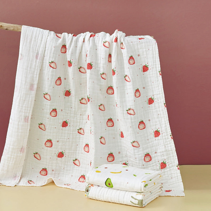 Absorbent Cotton Bath Towel Quick-Dry Soft Breathable Woven for Gift Use